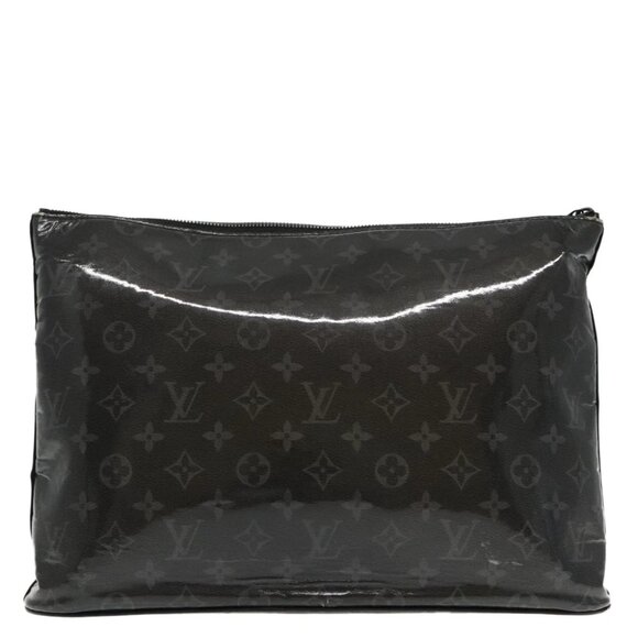 LOUIS VUITTON Eclipse Glaze Pochette Cosmos Clutch Bag M63373 LV Auth 94116 - Picture 3 of 15